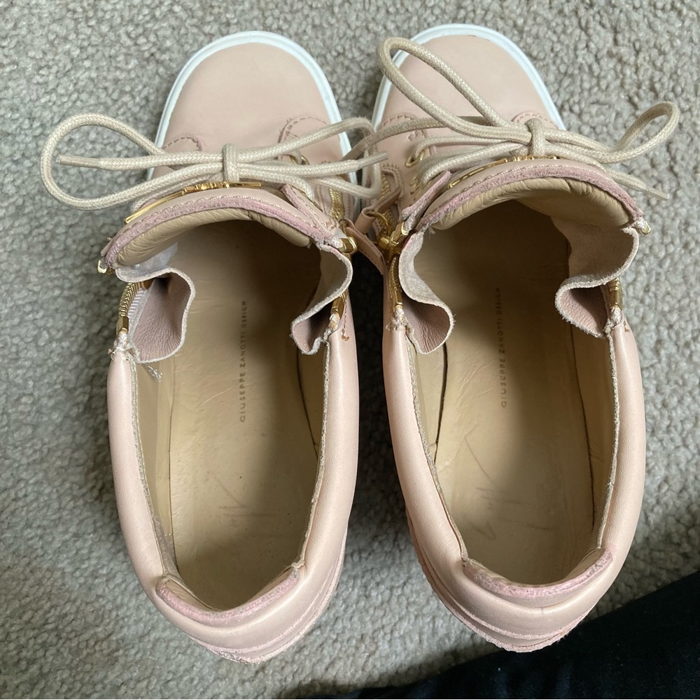 Giuseppe Zanotti Lorenz Zip Front Platform Wedge Sneaker - Picture 8 of 13